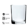 REGENT WHISKEY GLASS TUMBLER, 335ML
