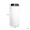 CONSOL CHICAGO CANISTERS WITH ST STEEL LIDS 3 PIECE SET, (170/220/275X115MM DIA)