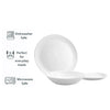 CONSOL OPAL DINNERWARE 12PCS SET