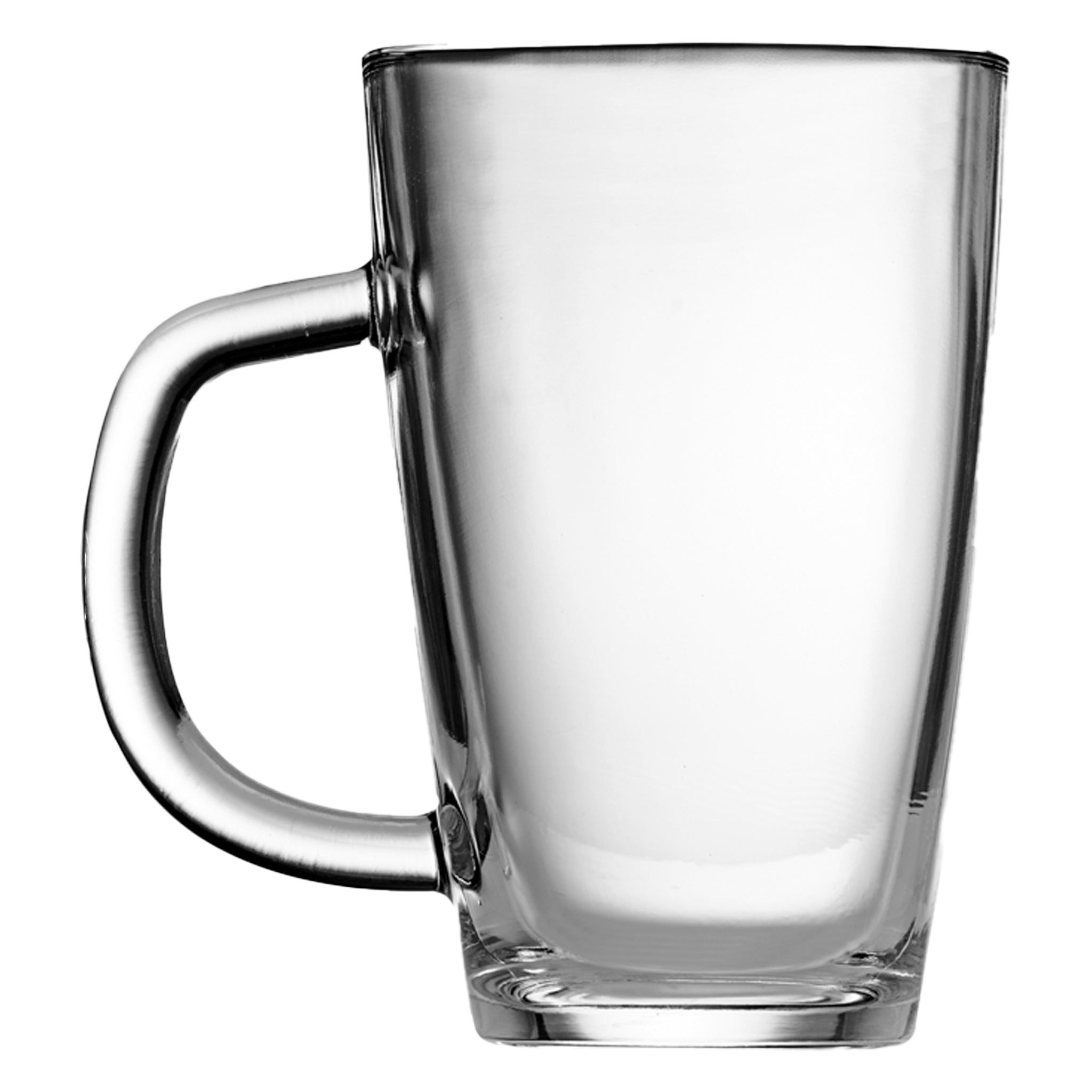 REGENT BULLET SHAPE LATTE GLASS MUG, 350ML