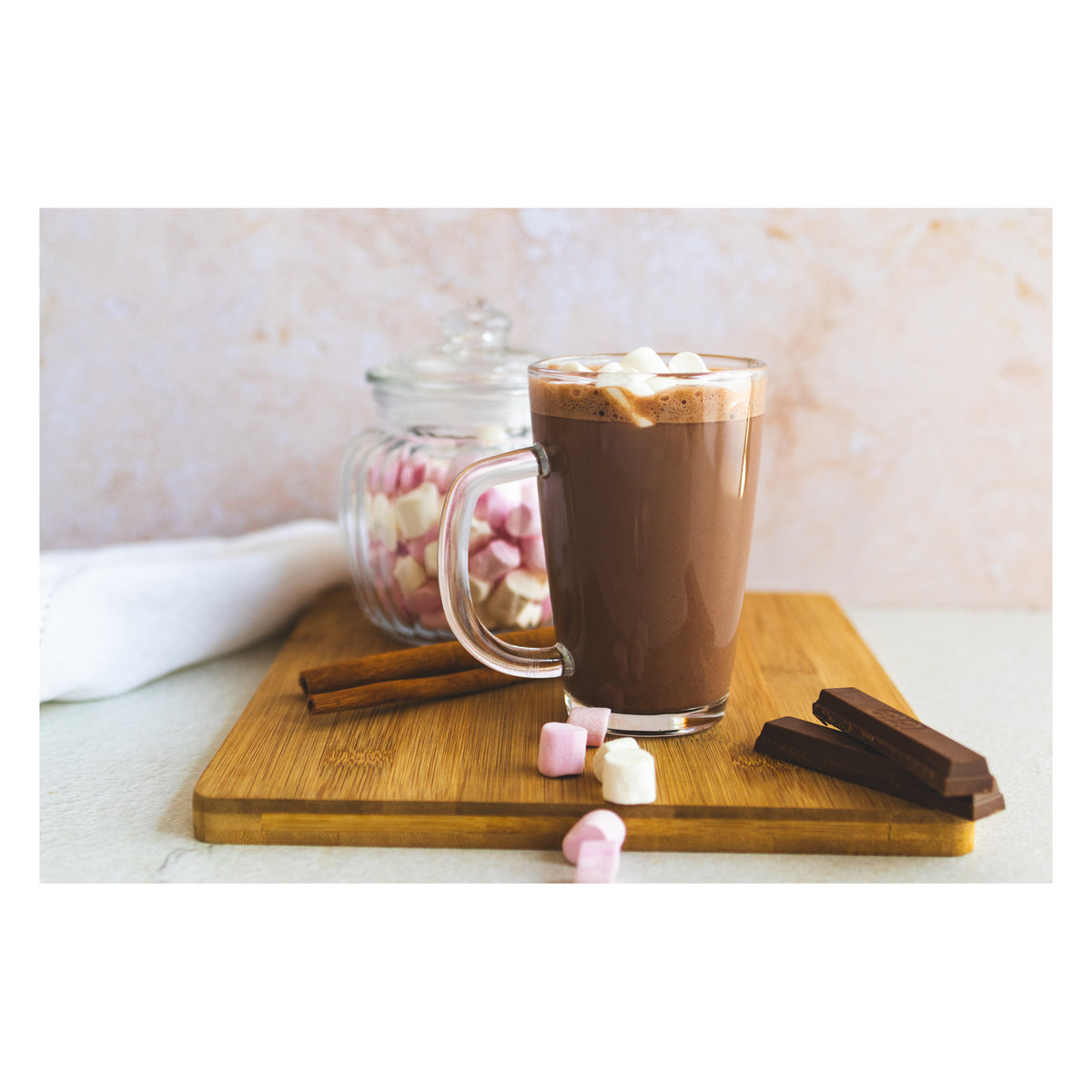REGENT BULLET SHAPE LATTE GLASS MUG, 350ML