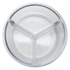 CONSOL MADRID 3 DIVISION ROUND STORAGE CONTAINER WITH CLIP LID, 910ML (180MM DIAX75MM)