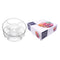 CONSOL GENOA GLASS SERVING BOWL WITH 5 SECTIONS, (250MM DIAX80MM)