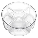 CONSOL GENOA GLASS SERVING BOWL WITH 5 SECTIONS, (250MM DIAX80MM)