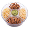 CONSOL GENOA GLASS SERVING BOWL WITH 5 SECTIONS, (250MM DIAX80MM)