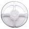 CONSOL GENOA GLASS SERVING BOWL WITH 5 SECTIONS, (250MM DIAX80MM)