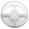 CONSOL GENOA GLASS SERVING BOWL WITH 5 SECTIONS, (250MM DIAX80MM)