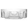 CONSOL GENOA GLASS SERVING BOWL WITH 5 SECTIONS, 250MM DIA