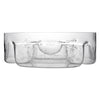 CONSOL GENOA GLASS SERVING BOWL WITH 5 SECTIONS, (250MM DIAX80MM)