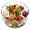 CONSOL GENOA GLASS SERVING BOWL WITH 3 SECTIONS, 250MM DIA