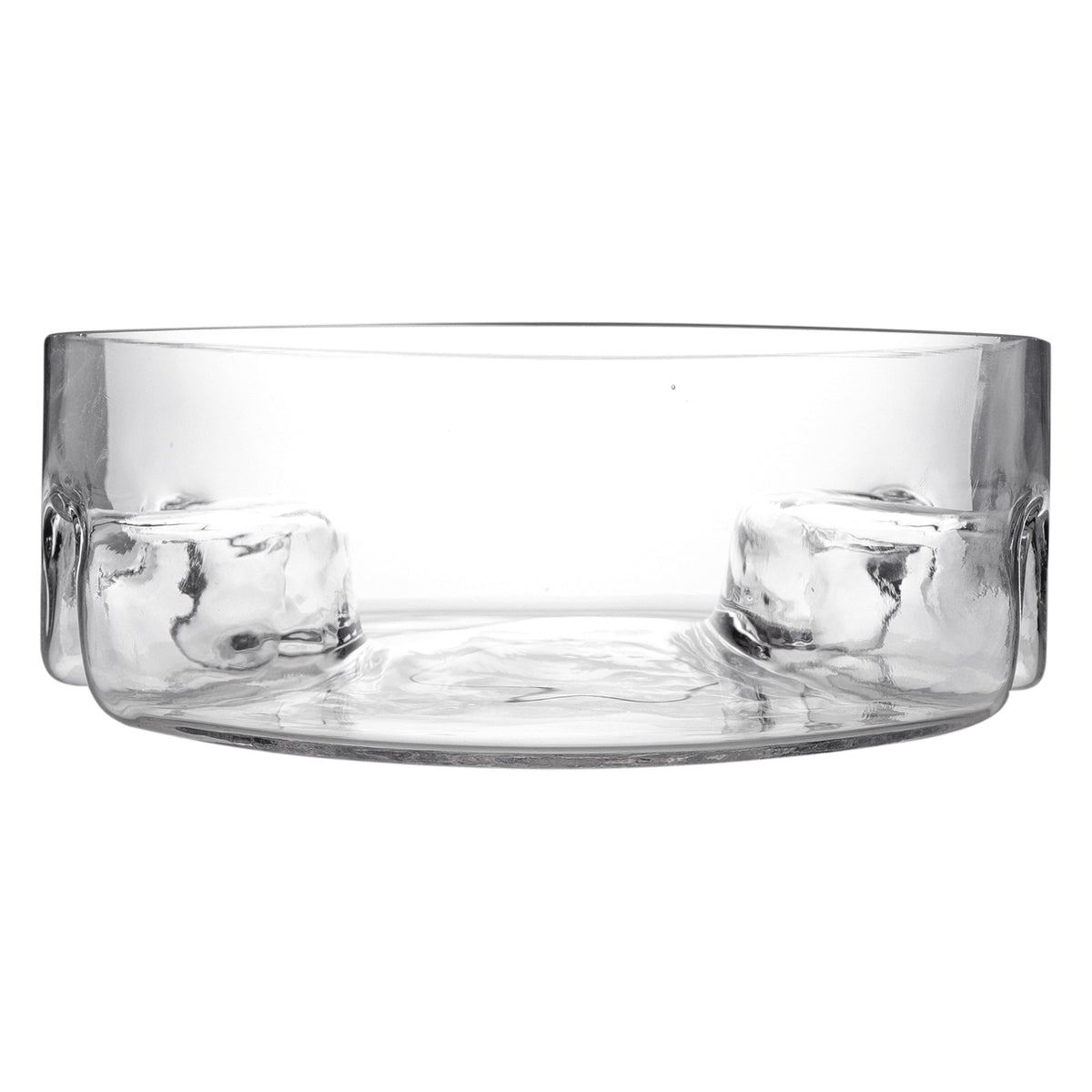 CONSOL GENOA GLASS SERVING BOWL WITH 3 SECTIONS, 250MM DIA