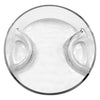 CONSOL GENOA GLASS SERVING BOWL WITH 3 SECTIONS, 250MM DIA