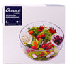 CONSOL GENOA GLASS SERVING BOWL WITH 3 SECTIONS, 250MM DIA