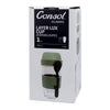 CONSOL LUGO LAYER LUX CUP WITH GREEN PLASTIC LID AND GREY SPOON, 480ML