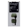 CONSOL LUGO LAYER LUX CUP WITH GREEN PLASTIC LID AND GREY SPOON, 480ML