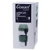CONSOL LUGO LAYER LUX CUP WITH GREEN PLASTIC LID AND GREY SPOON, 480ML