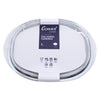CONSOL TOLEDO OVAL RIBBED GLASS CASSEROLE WITH LID, 2.8L