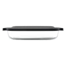 CONSOL VIGO RECTANGULAR GLASS BAKING DISH WITH GREY PLASTIC LID, 2.7L