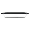CONSOL VIGO RECTANGULAR GLASS BAKING DISH WITH GREY PLASTIC LID, 2.7L