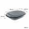 CONSOL VIGO RECTANGULAR GLASS BAKING DISH WITH GREY PLASTIC LID, 3.8L