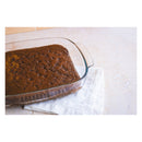 CONSOL VIGO RECTANGULAR GLASS BAKING DISH WITH GREY PLASTIC LID, 3.8L