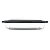 CONSOL VIGO RECTANGULAR GLASS BAKING DISH WITH GREY PLASTIC LID, 3.8L