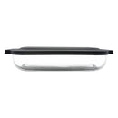 CONSOL VIGO RECTANGULAR GLASS BAKING DISH WITH GREY PLASTIC LID, 3.8L