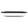 CONSOL VIGO RECTANGULAR GLASS BAKING DISH WITH GREY PLASTIC LID, 3.8L