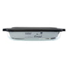 CONSOL VIGO RECTANGULAR GLASS BAKING DISH WITH GREY PLASTIC LID, 3.8L