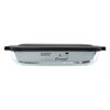 CONSOL VIGO RECTANGULAR GLASS BAKING DISH WITH GREY PLASTIC LID, 3.8L