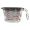 CONSOL PALMA MEASURING JUG BOROSILICATE WITH GREY COVER, 500ML (90X185X129MM DIA)