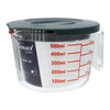 CONSOL PALMA MEASURING JUG BOROSILICATE WITH GREY COVER, 500ML