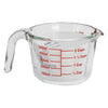 CONSOL PALMA MEASURING JUG BOROSILICATE WITH GREY COVER, 500ML (90X185X129MM DIA)