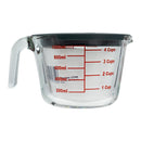 CONSOL PALMA MEASURING JUG BOROSILICATE WITH GREY COVER, 1L