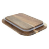 CONSOL VALENCIA RECT. FOOD STORAGE CONTAINER WITH ACACIA LIDS, 370ML (150X108X54MM)