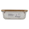 CONSOL VALENCIA RECT. FOOD STORAGE CONTAINER WITH ACACIA LIDS, 370ML (150X108X54MM)