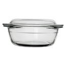 CONSOL CORDOBA ROUND GLASS CASSEROLE WITH LID, 2.1 L
