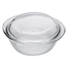 CONSOL CORDOBA ROUND GLASS CASSEROLE WITH LID, 2.1L