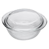 CONSOL CORDOBA ROUND GLASS CASSEROLE WITH LID, 2.1 L