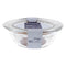 CONSOL CORDOBA ROUND GLASS CASSEROLE WITH LID, 2.1 L