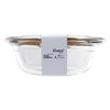 CONSOL CORDOBA ROUND GLASS CASSEROLE WITH LID, 2.1L