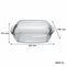 CONSOL CORDOBA RECTANGULAR GLASS CASSEROLE WITH LID, 4.5 L