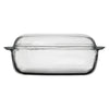 CONSOL CORDOBA RECTANGULAR GLASS CASSEROLE WITH LID, 4.5L