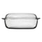 CONSOL CORDOBA RECTANGULAR GLASS CASSEROLE WITH LID, 4.5 L