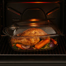 CONSOL CORDOBA RECTANGULAR GLASS CASSEROLE WITH LID, 4.5 L