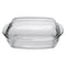CONSOL CORDOBA RECTANGULAR GLASS CASSEROLE WITH LID, 4.5 L