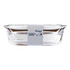 CONSOL CORDOBA RECTANGULAR GLASS CASSEROLE WITH LID, 4.5 L