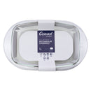 CONSOL CORDOBA RECTANGULAR GLASS CASSEROLE WITH LID, 4.5 L