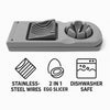 REGENT KITCHEN 2 IN 1 EGG SLICER PLASTIC AND STAINLESS STEEL, 215MM