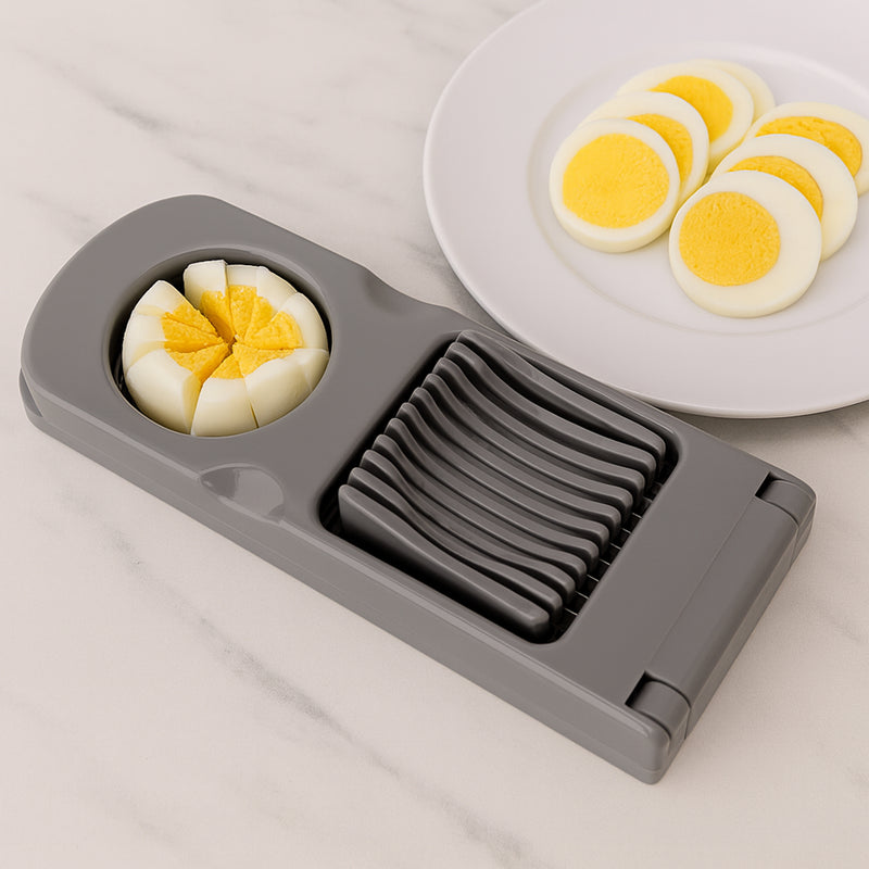 REGENT KITCHEN 2 IN 1 EGG SLICER PLASTIC AND STAINLESS STEEL, 215MM